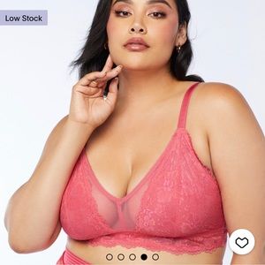 NWT Savage X Lace & Mesh Bralette